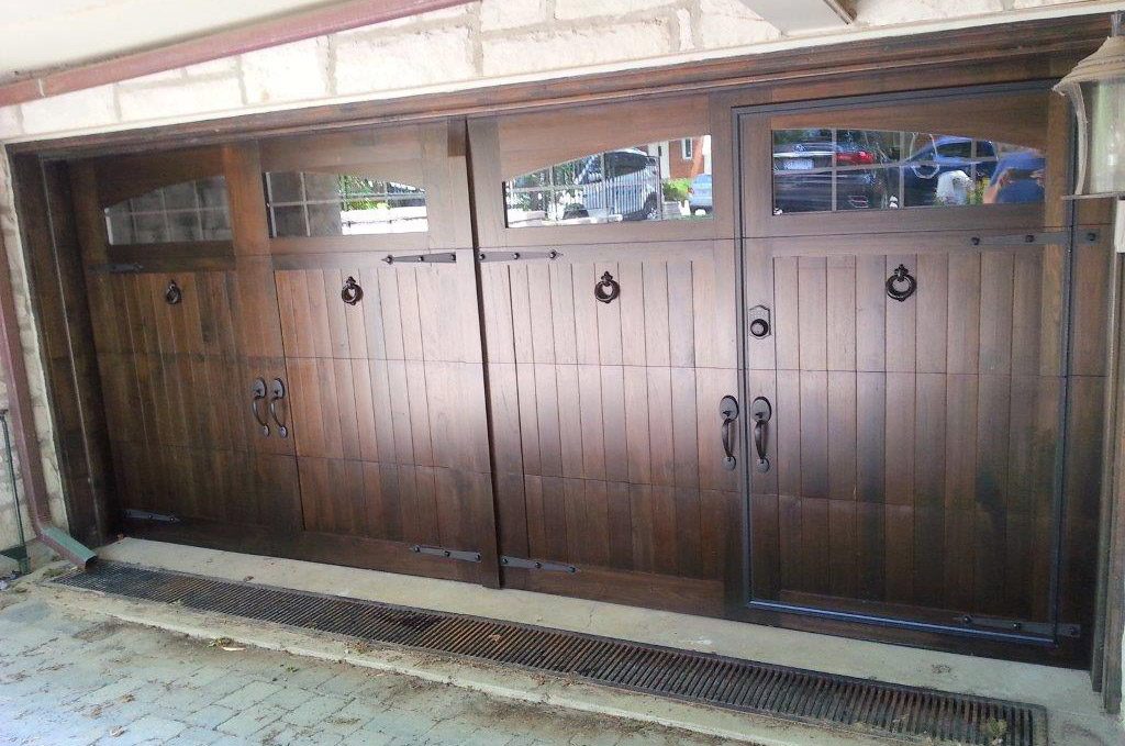 Custom Wood Face Garage Door