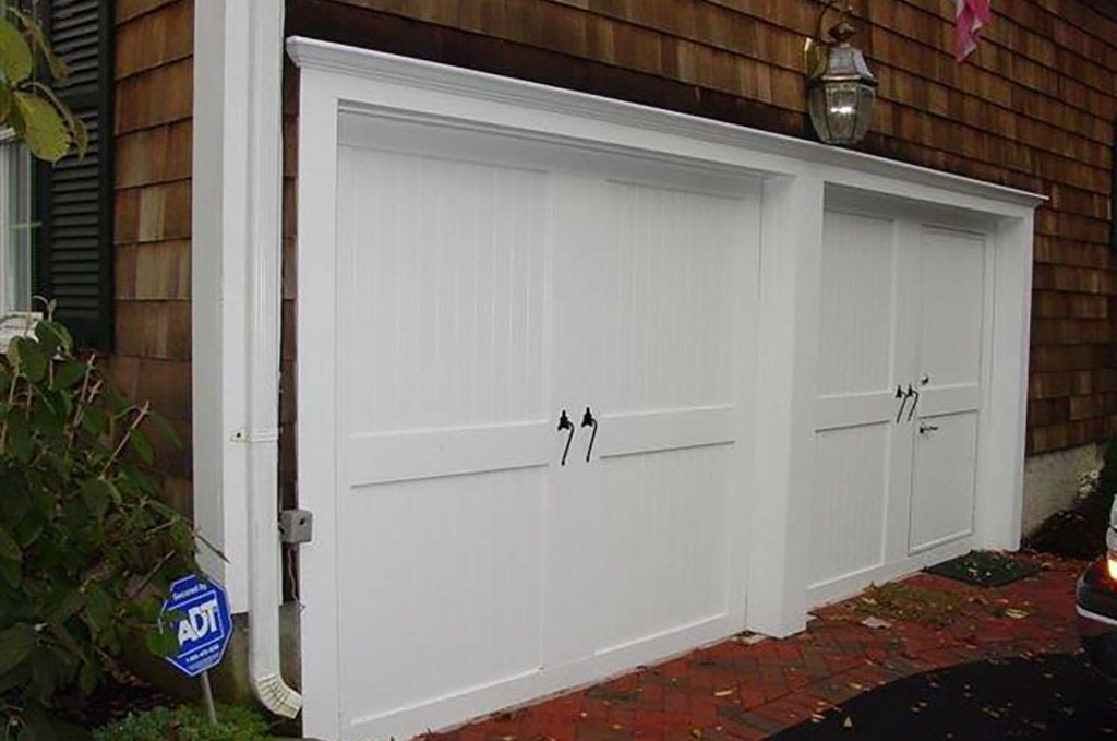 Custom Wood Face Garage Door