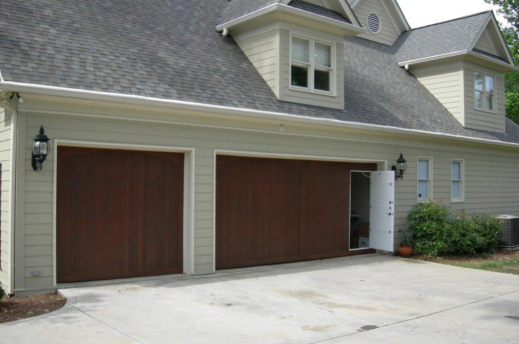 Custom Wood Face Garage Door